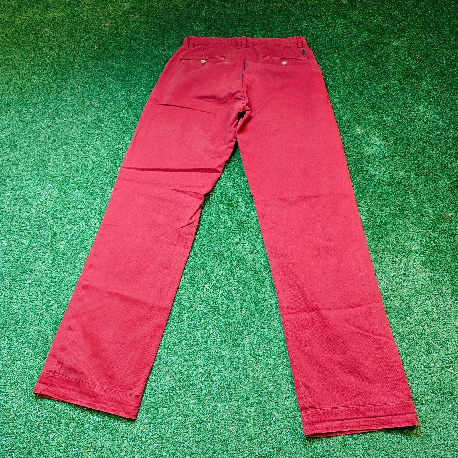 Polo Ralph Lauren × Vintage Vintage Polo Ralph Lauren Chino Pants 30x32 red trousers Size US M / EU 48-50 / 2 - 2 Thumbnail