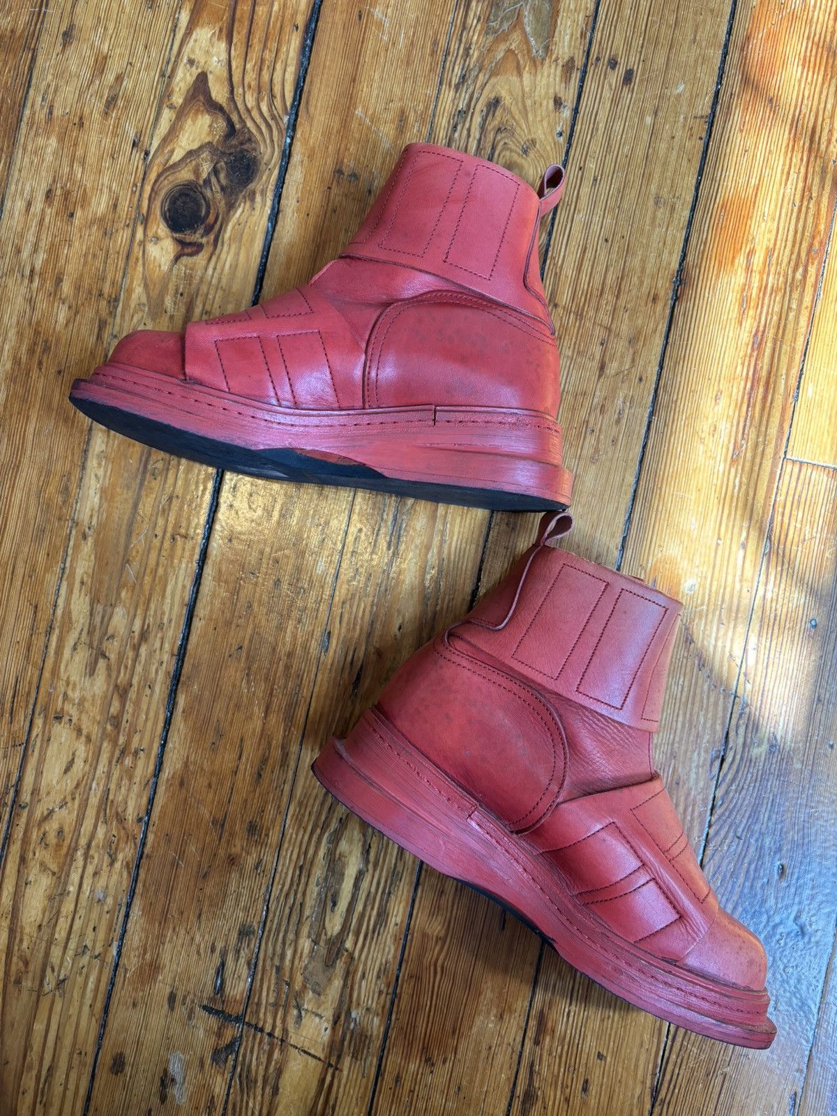 Dirk Bikkembergs DIRK BIKKEMBERGS BOOTS W 2 VELCRO STRAPS Size US 7 / IT 37 - 5 Thumbnail