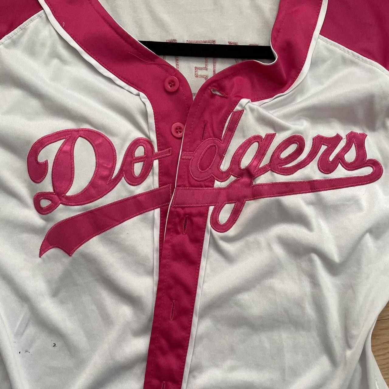 Other MLB Pink and white Los Angeles Dodgers baseball jersey Size L / US 10 / IT 46 - 3 Thumbnail
