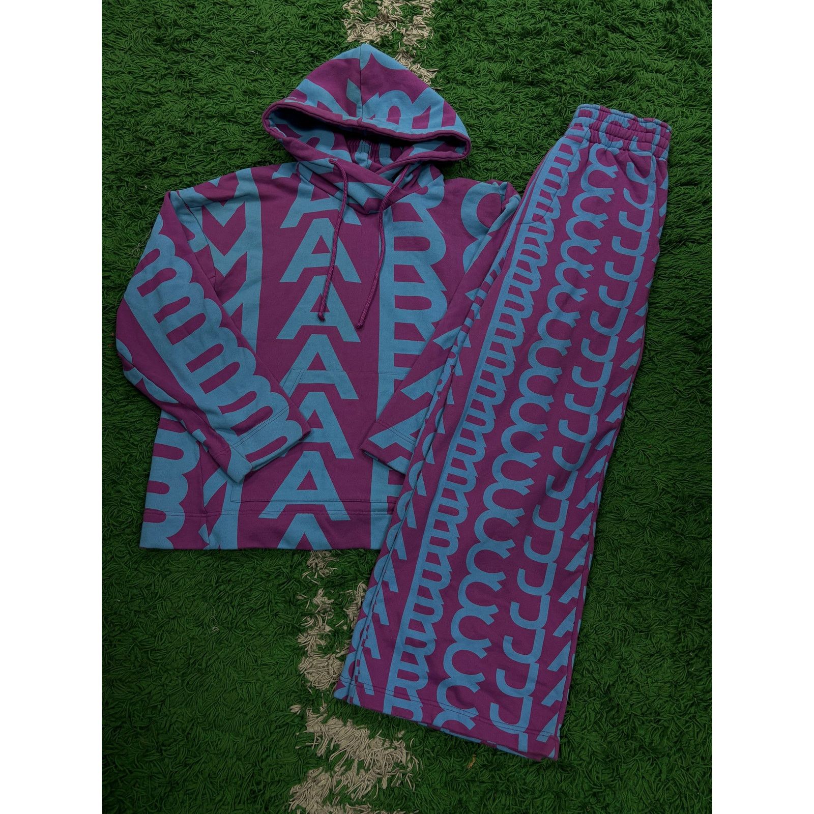 Marc Jacobs Marc Jacobs Sweatsuit Purple Blue Used S-XS (Fits Medium) Size US M / EU 48-50 / 2 - 1 Thumbnail