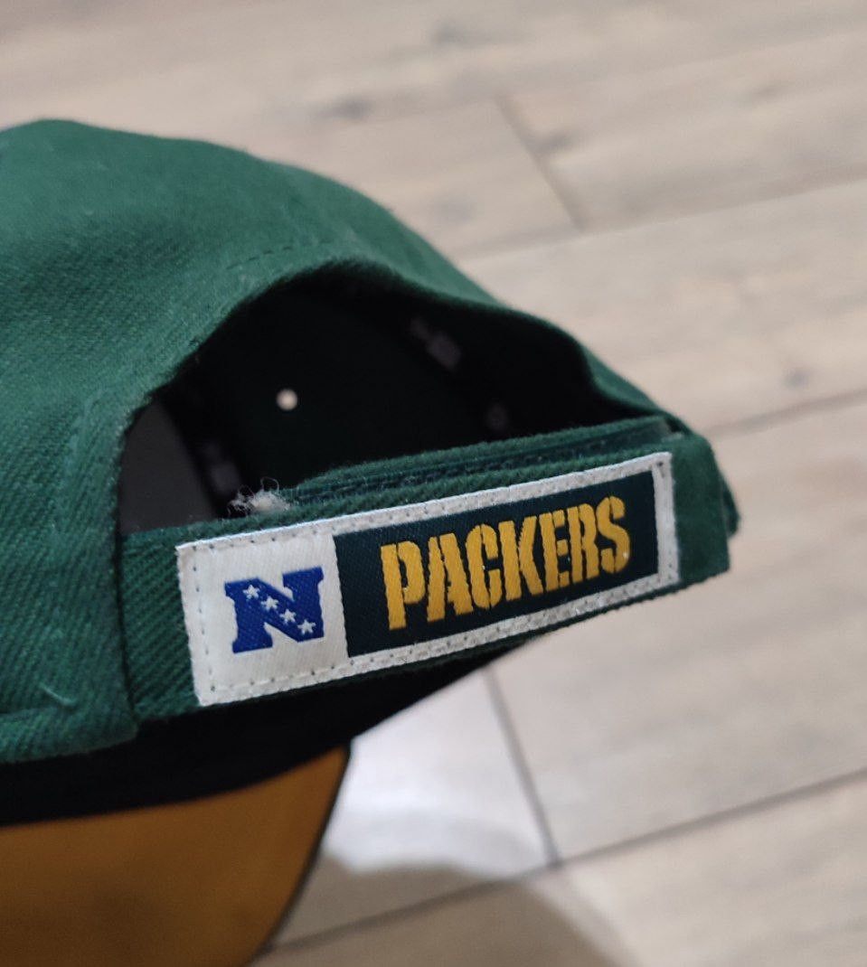 NFL × New Era × Vintage Vintage Green Bay Packers Hat Cap Green Mens New Era NFL Size ONE SIZE - 9 Thumbnail