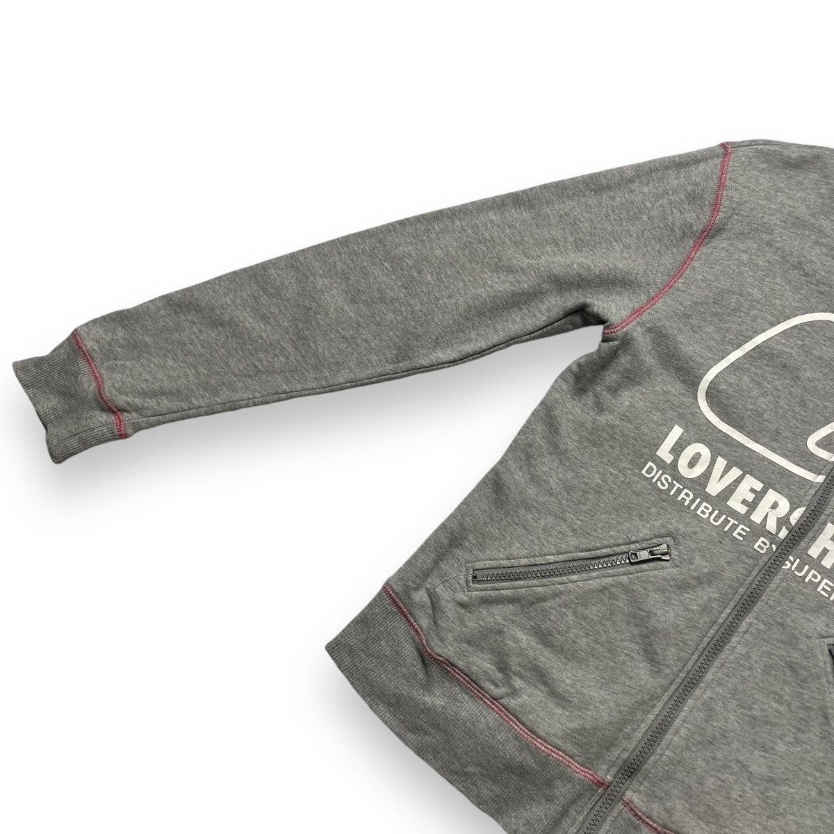 20471120 🇯🇵 VINTAGE LOVERS HOUSE SUPER LOVERS FULL ZIP SWEATER Size M / US 6-8 / IT 42-44 - 4 Thumbnail