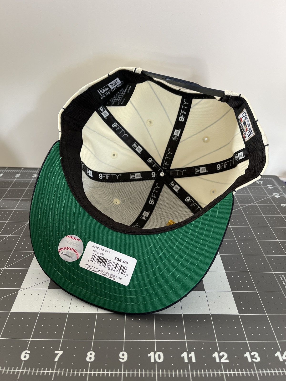 New Era Jersey Pinstripes Cleveland Guardians 9fifty OSFM Snapback Size ONE SIZE - 4 Thumbnail