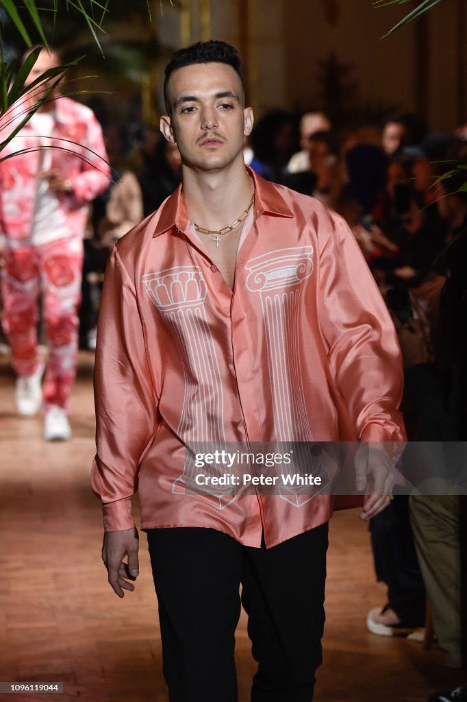 Casablanca Debut Runway (2019 Archive) Sid Silk Shirt Size US L / EU 52-54 / 3 - 2 Thumbnail