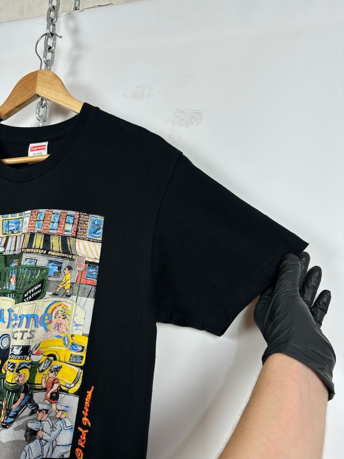 Supreme Supreme Manhattan Black T-Shirt Size US M / EU 48-50 / 2 - 11 Thumbnail