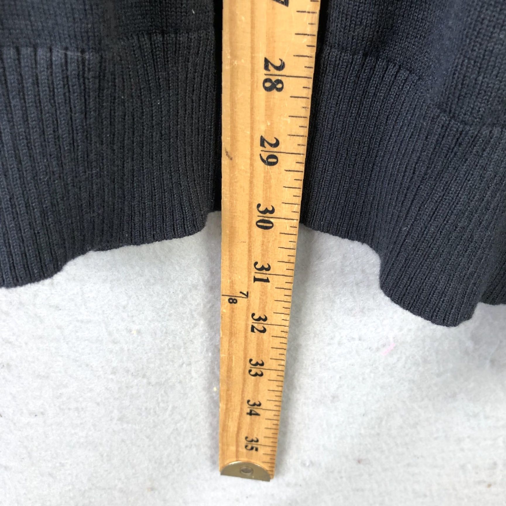 Lands' End Lands' End Sweater Mens 2XL Black V-Neck Cotton Modal Knit Long Sleeve All Seasons Solid Size US XXL / EU 58 / 5 - 4 Thumbnail