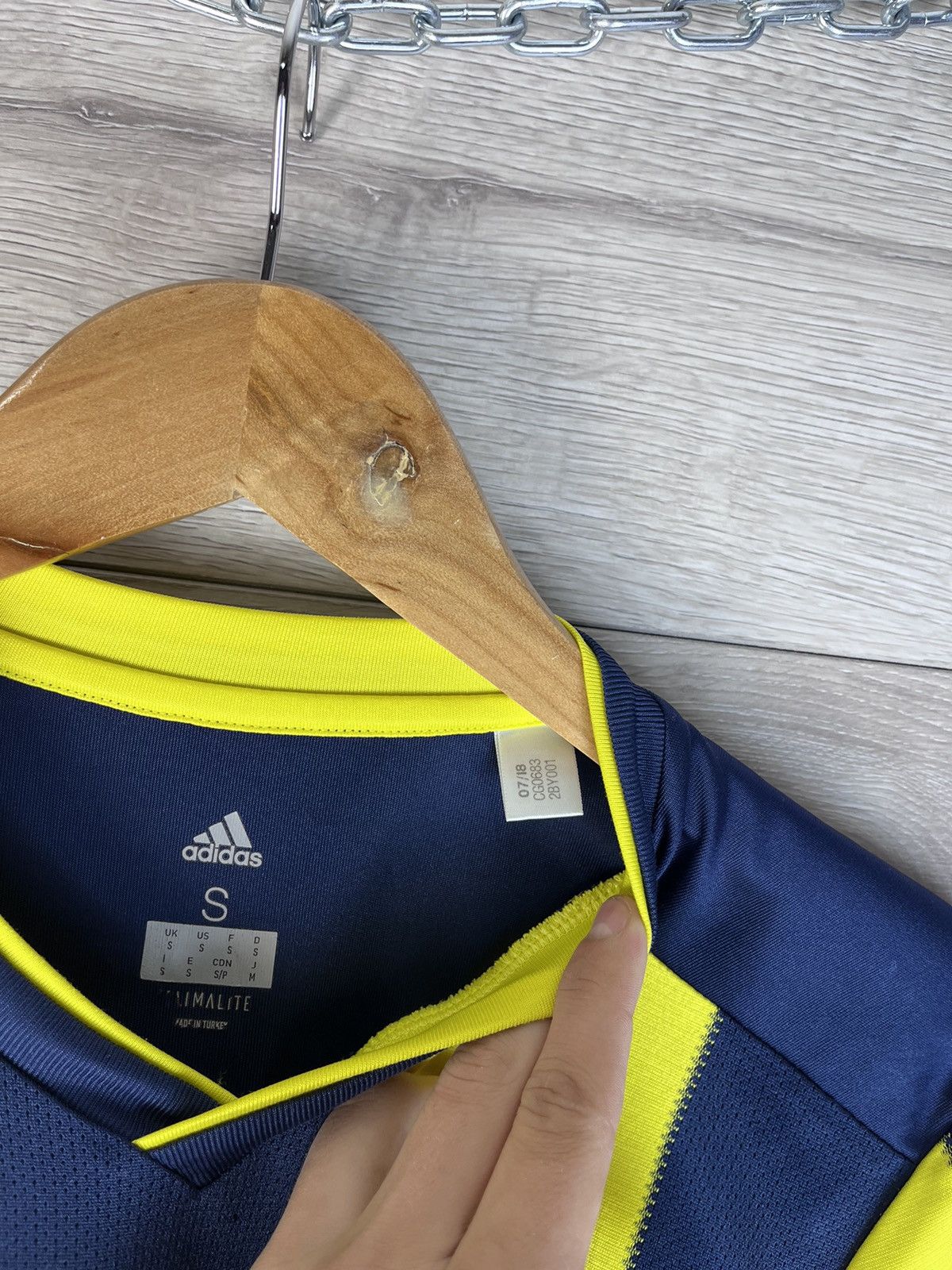 Adidas Mens soccer jersey Adidas FC Fenerbahce sport 1907 Size US S / EU 44-46 / 1 - 7 Thumbnail
