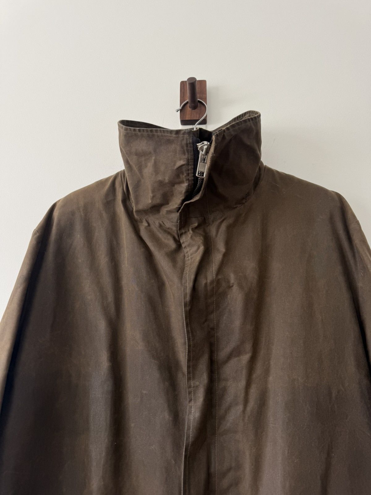 Paul Harnden Shoemakers Paul Harnden Zip Up Waxed Mac Jacket Size US XL / EU 56 / 4 - 2 Thumbnail
