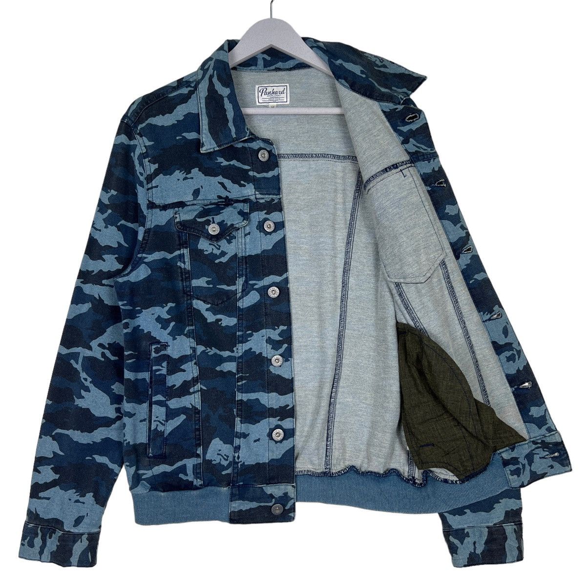 Japanese Brand 🔥 PANHARD UNION MADE CAMO TRUCKER JACKET Size US M / EU 48-50 / 2 - 9 Thumbnail