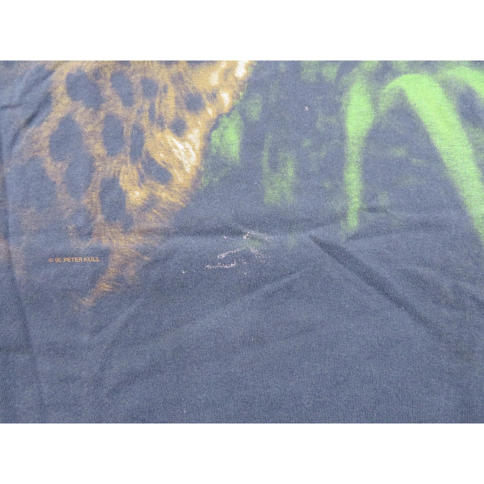 Other Peter Kull Henry Dorly Zoo Leopard T-shirt Black sz XL 90s Size US XL / EU 56 / 4 - 6 Thumbnail