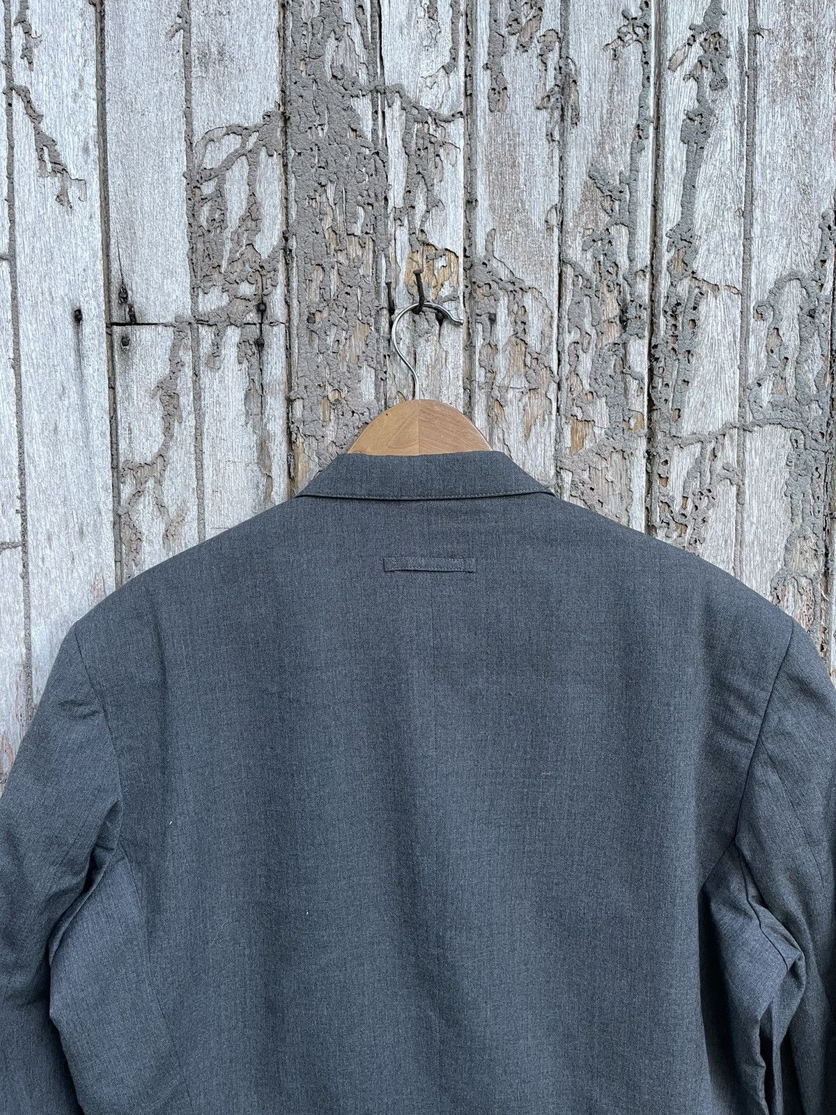 Jean Paul Gaultier Jean Paul Gaultier Homme Charcoal Wool DoubleBreasted Blazer Size 50S - 11 Thumbnail