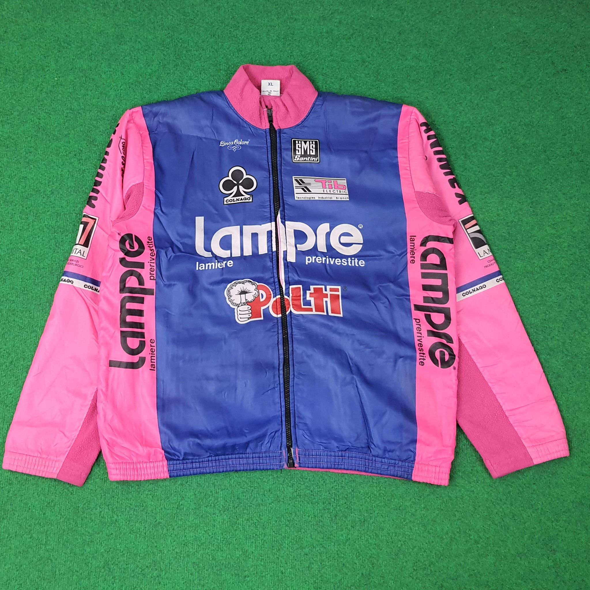 Gear for Sports Vintage 90s Santini Lempre-Polti Cycling Thermal C263N13 Size US XL / EU 56 / 4 - 1 Thumbnail
