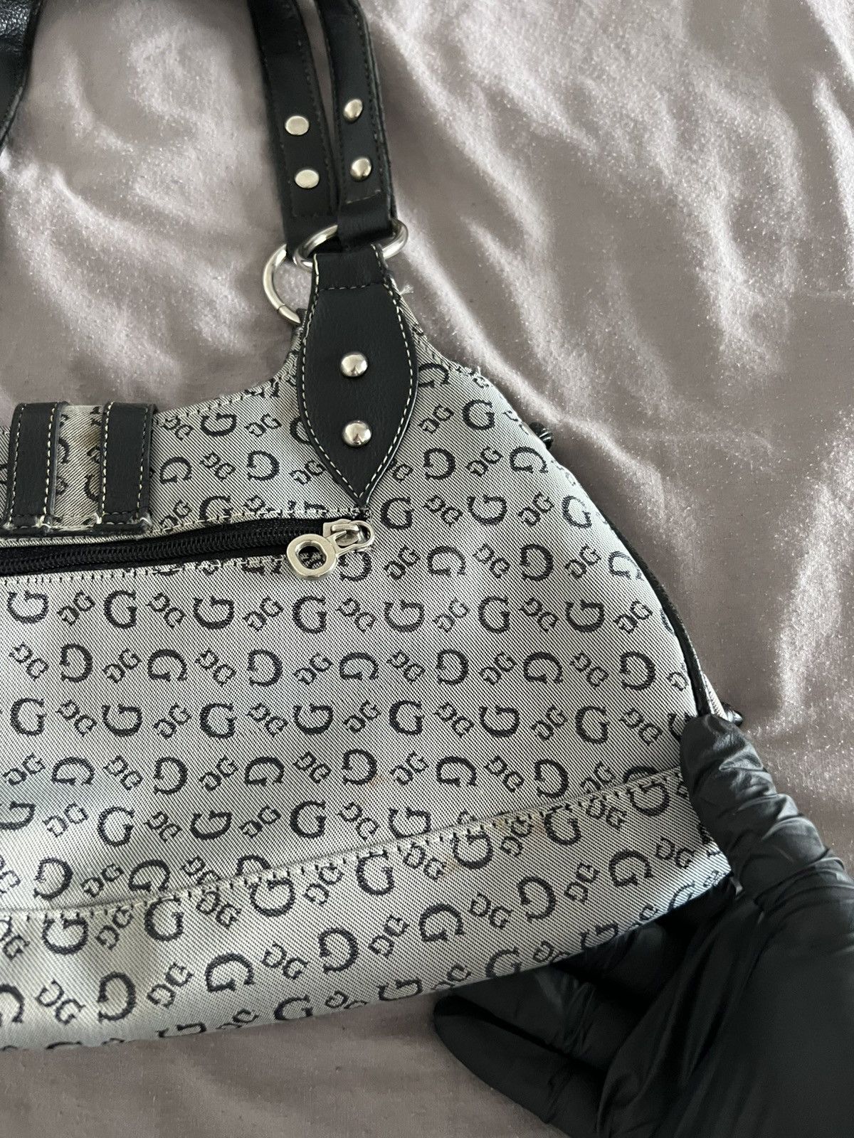 Guess Guees Style Shoulder Mini Bag Baguette Y2K Avant-garde OO's Size ONE SIZE - 11 Thumbnail