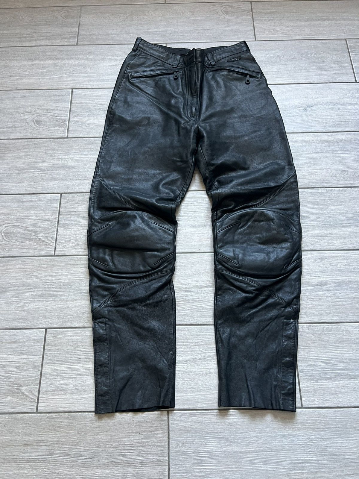 Harley Davidson Vintage Harley Davidson Leather Pants Racing Moto Size 40" / US 18 - 3 Thumbnail