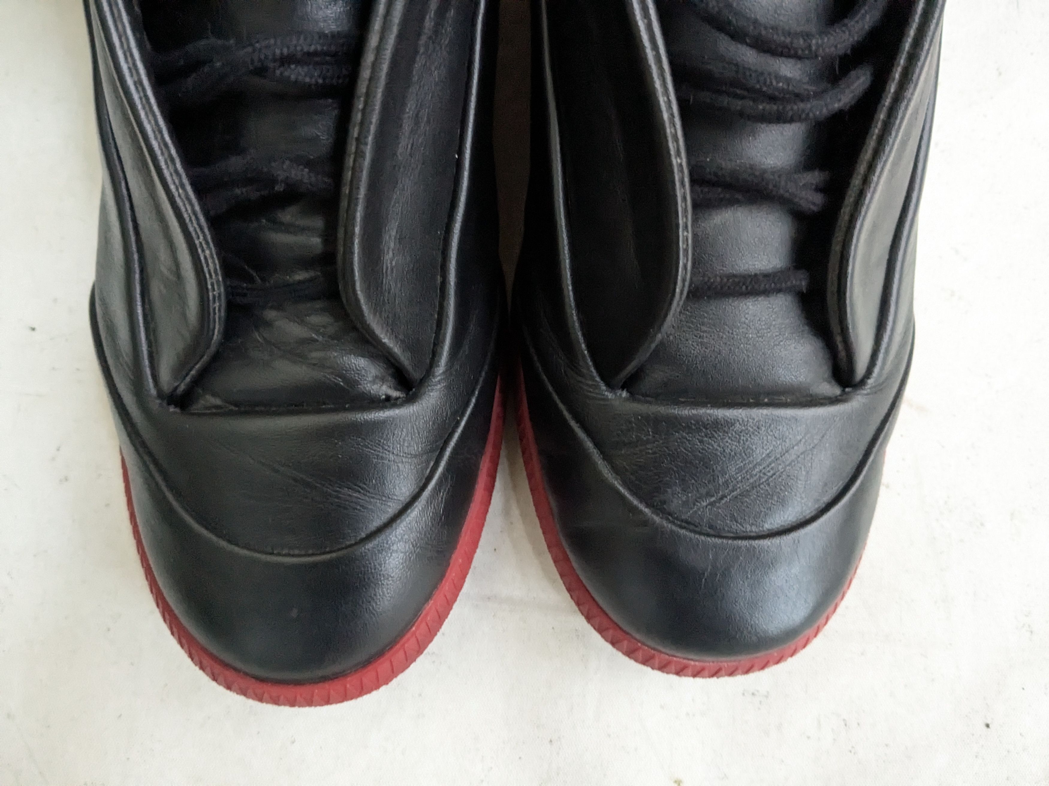 Maison Margiela Maison Margiela Future Black Red 7 40 High Tops Leather Size US 7 / EU 40 - 3 Thumbnail