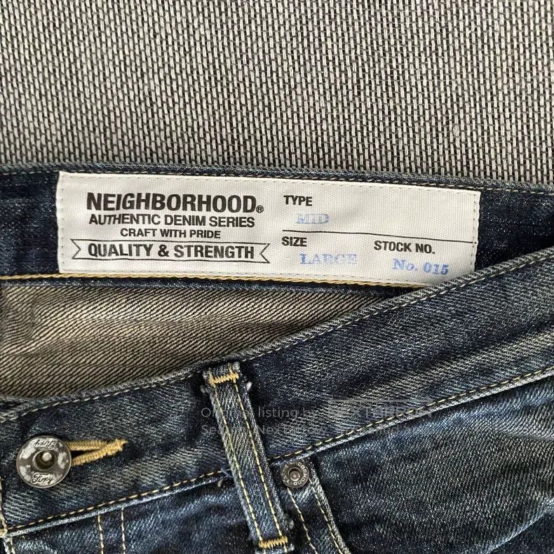 Neighborhood Neighborhood size L Basic Washed Denim Jeans Size US 27 - 7 Thumbnail