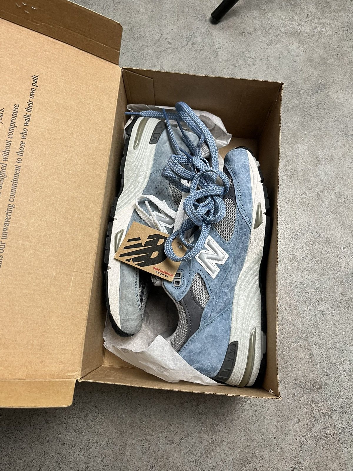 Japanese Brand × New Balance Sneakers New Balance 991 made in England new Size US 7 / IT 37 - 16 Thumbnail