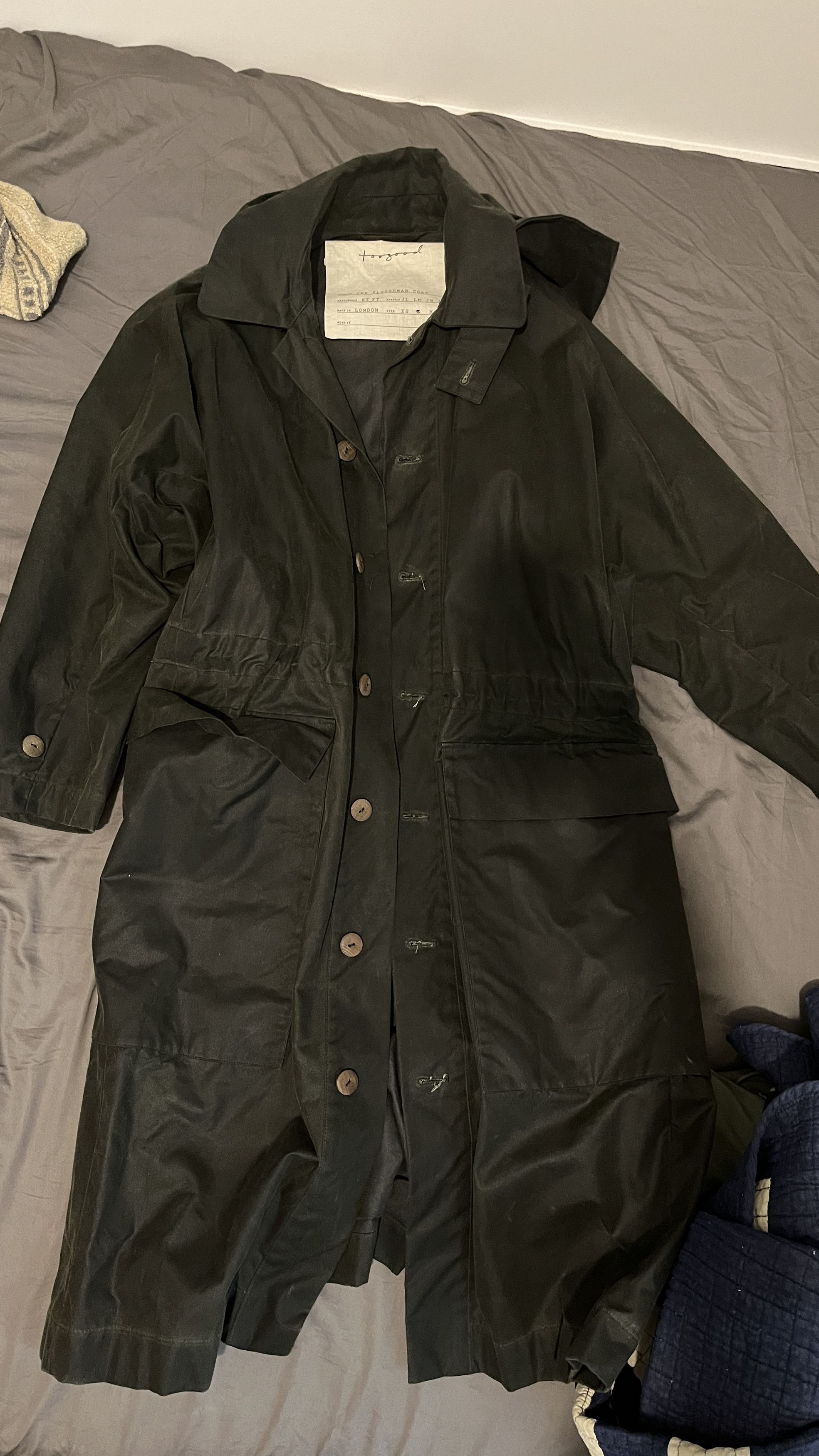 Toogood toogood - PLOUGHMAN COAT - WAXED COTTON | Grailed