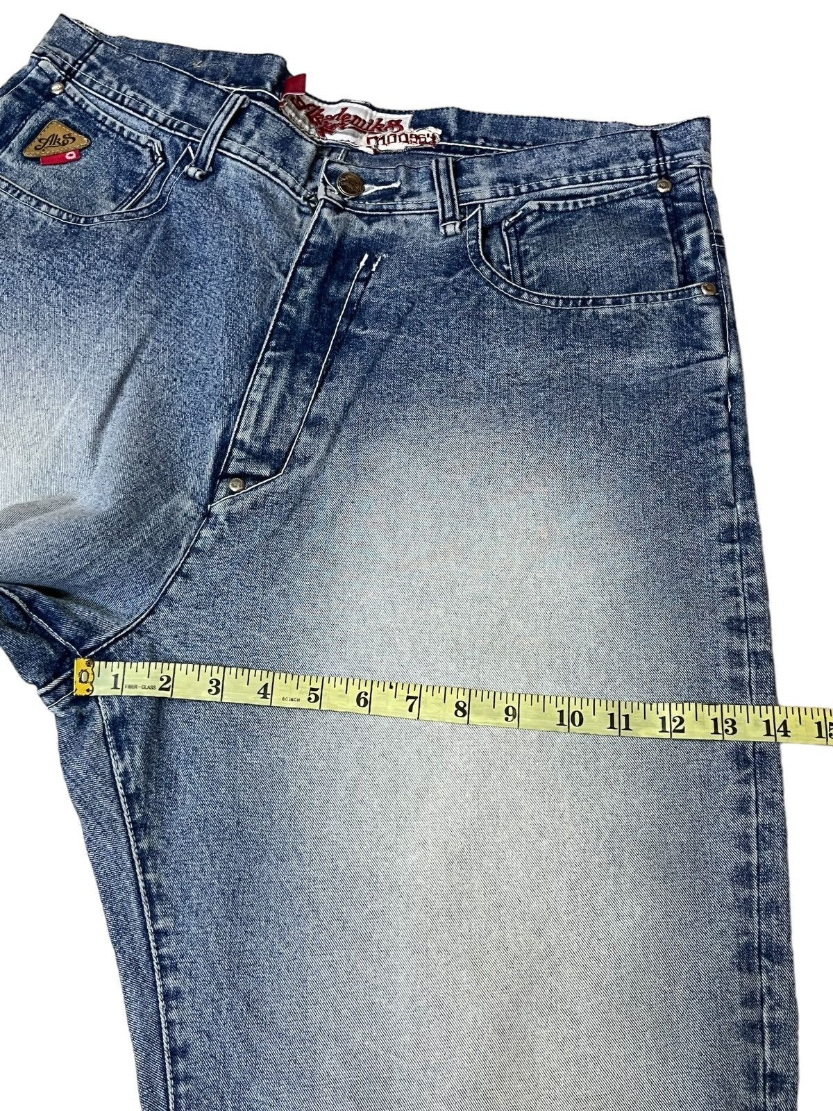 Akademiks BAGGY🔥VINTAGE AKADEMIKS MOOSY BAGGY INSPIRED JNCO JEANS Size US 35 - 15 Thumbnail