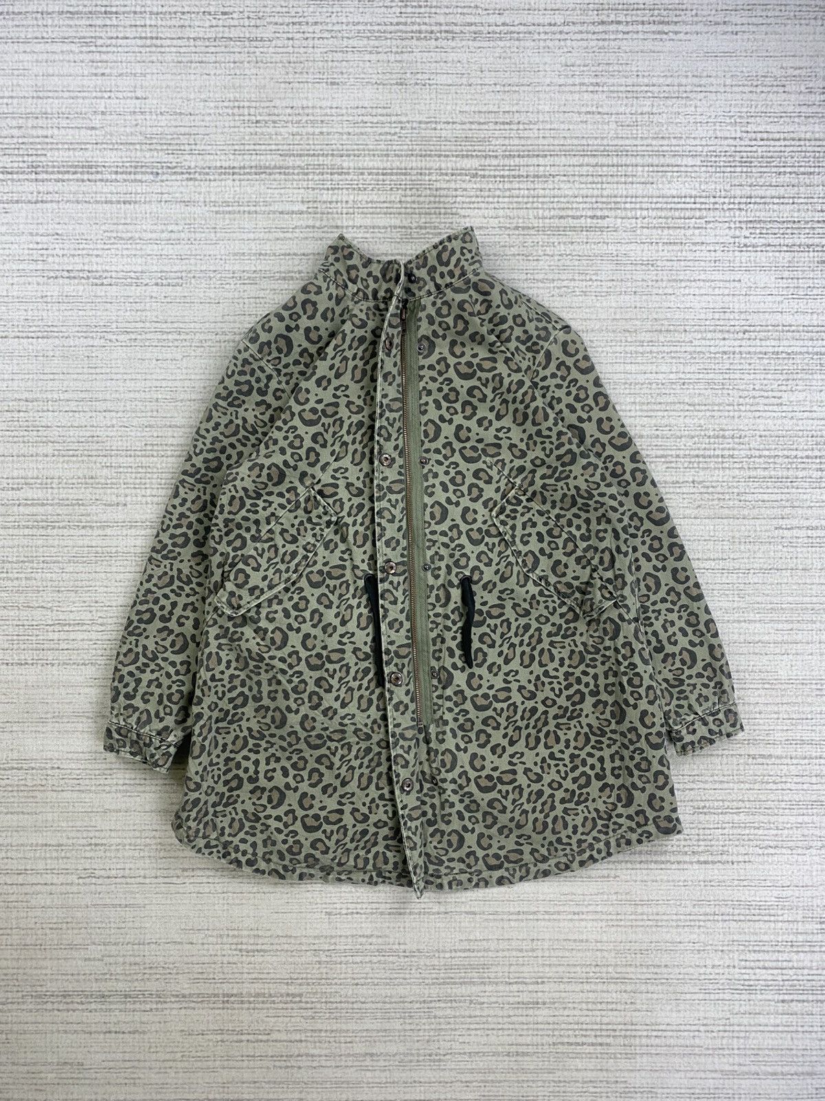 Japanese Brand × Vintage × Zara Vintage Zara Kids Leopard Full Primted Native Jacket Size US S / EU 44-46 / 1 - 6 Thumbnail