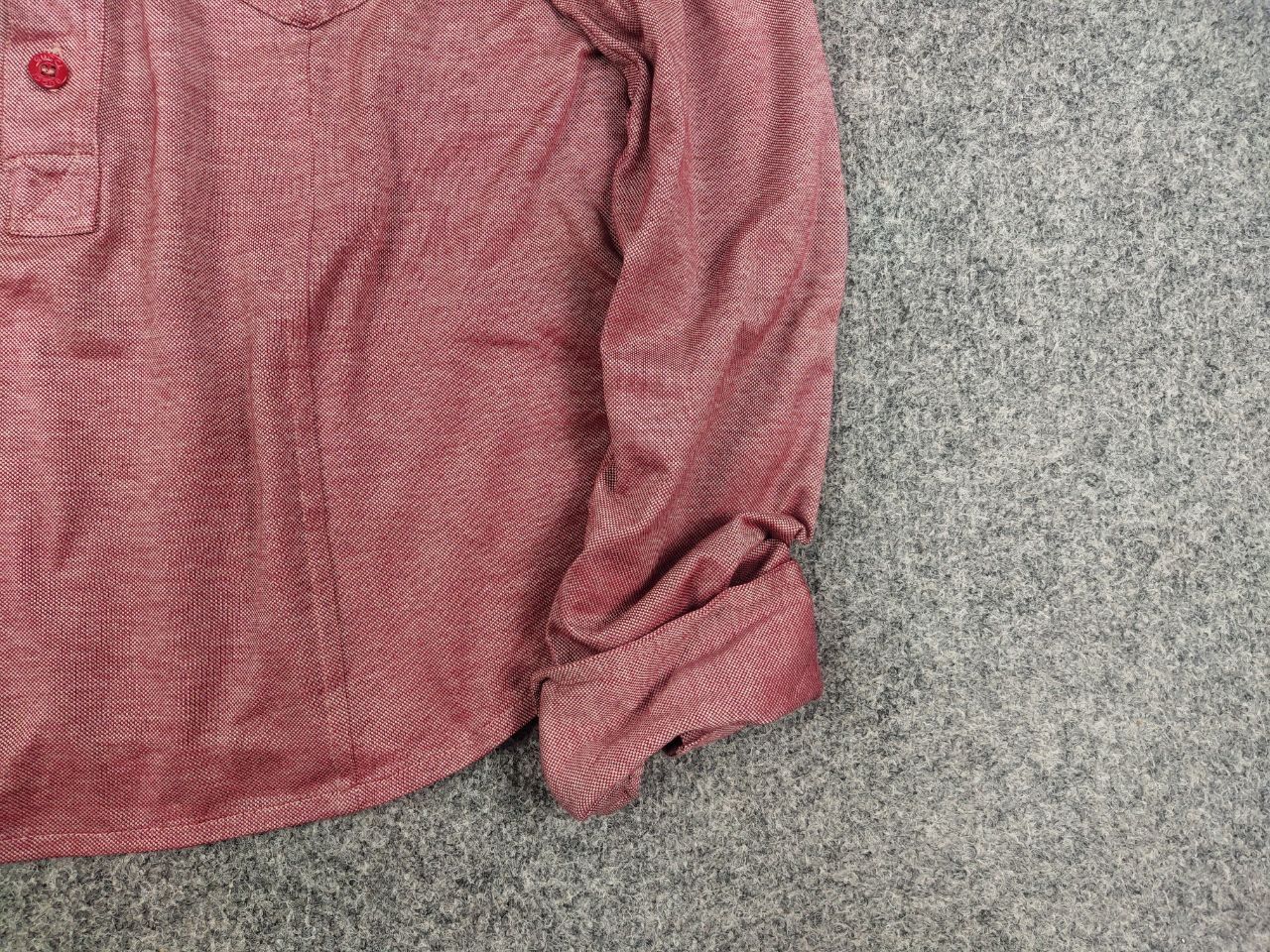Gucci Vintage '08 Gucci glossy red 1/4 button Long sleeve Shirt Size M / US 6-8 / IT 42-44 - 7 Thumbnail