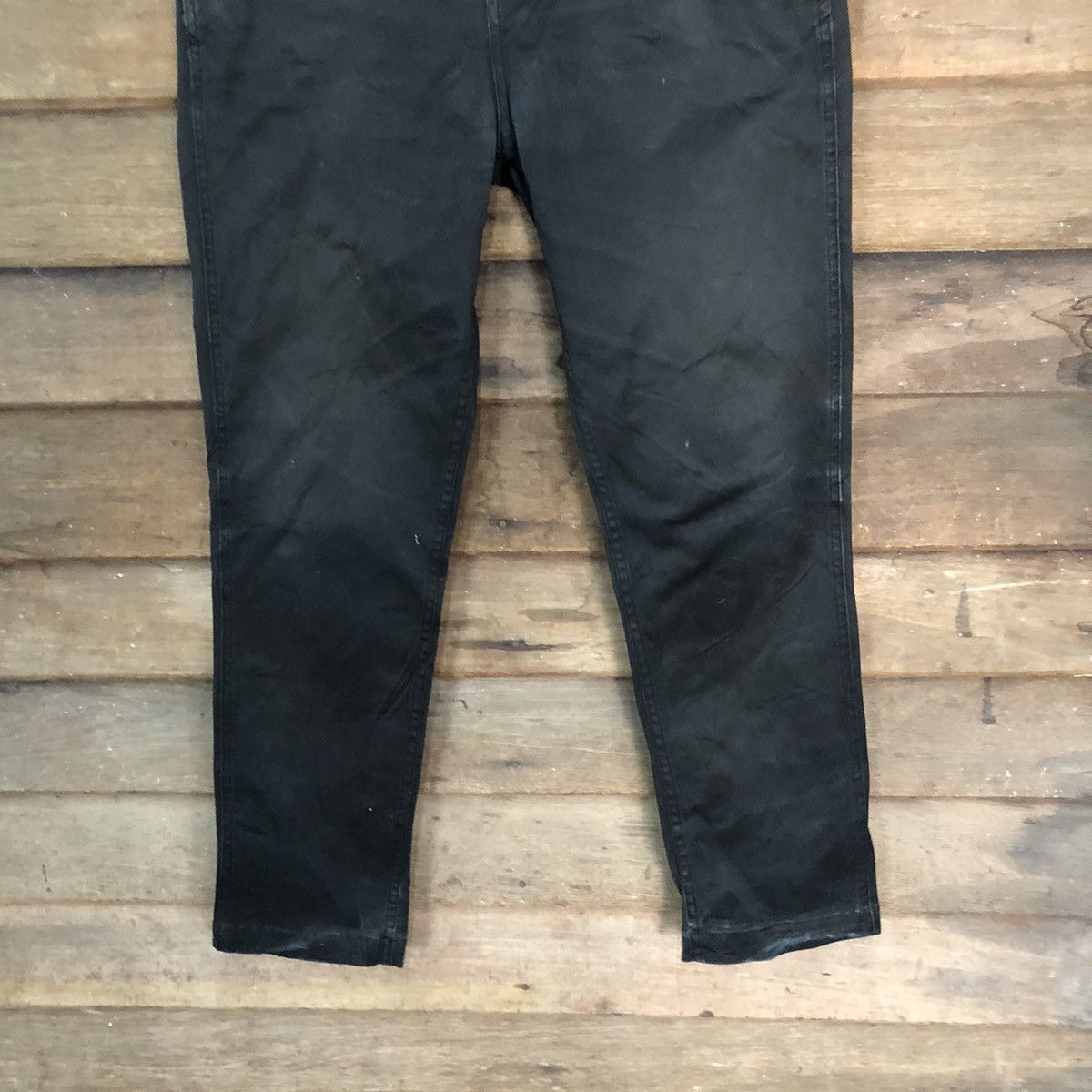 Japanese Brand × Vintage DL Back Number Black Casual Pants #S2796 Size US 29 - 3 Thumbnail