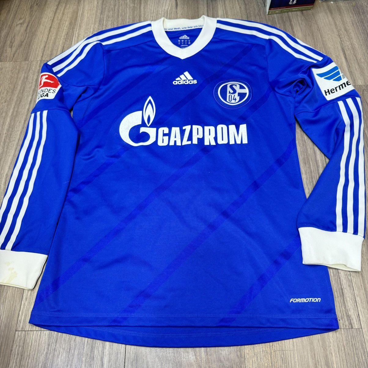 Adidas Schalke 04 13/14 Match issued/worn shirt #3 Kirchhoff Size US M / EU 48-50 / 2 - 1 Thumbnail