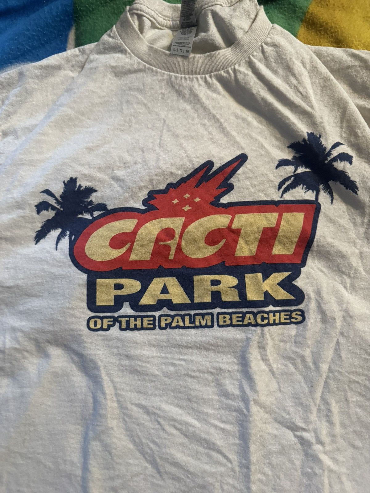 Cactus Plant Flea Market × Travis Scott RARE Travis Scott Cactus Park Of Palm Beach tee Size US XL / EU 56 / 4 - 2 Thumbnail