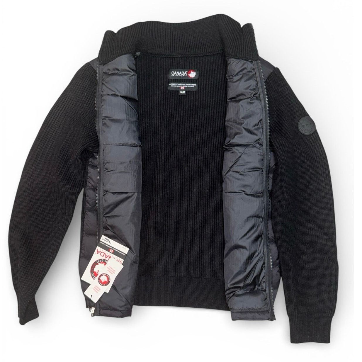 Other Canada Weather Gear men's puffer jacket with sweater sleeve Size US M / EU 48-50 / 2 - 2 Thumbnail