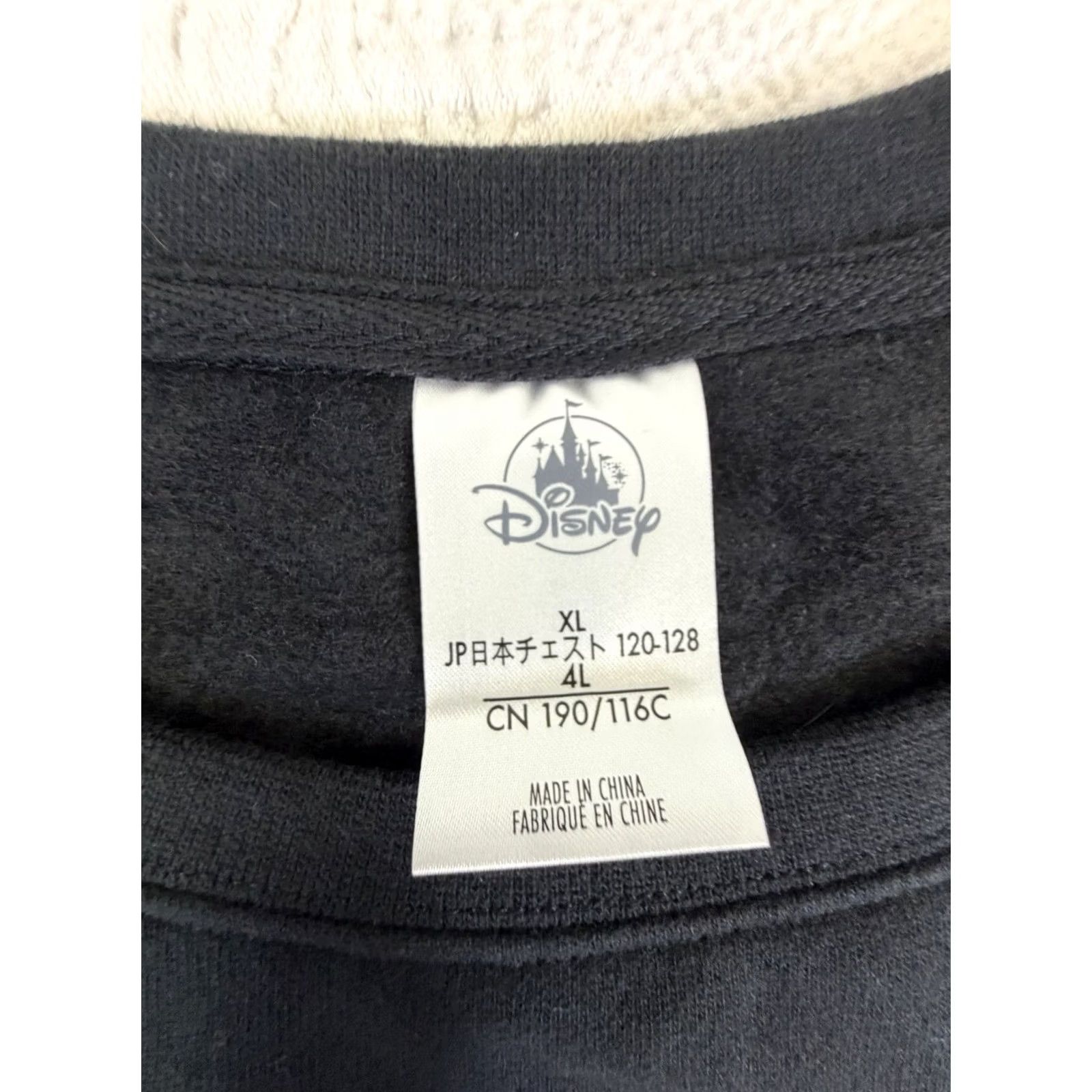 Disney Disney Mickey Mouse Black XL Unisex Sweatshirt Pullover Crew Neck Chenille Embroidered Logo NWT Merchants Los Angeles Graphic Print Cartoon Comics Size US XL / EU 56 / 4 - 5 Thumbnail