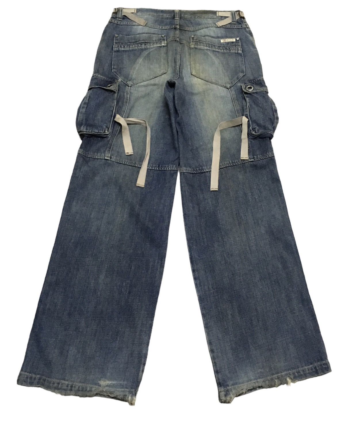 14th Addiction Rare Design Vintage Conus Avant Garde Tactical Jeans 1990s Size US 34 / EU 50 - 1 Thumbnail