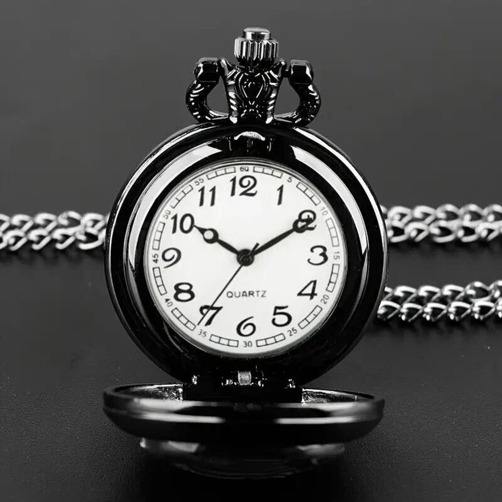Other Black Quartz Pocket Watch • Retro Vintage Truck Size ONE SIZE - 3 Thumbnail