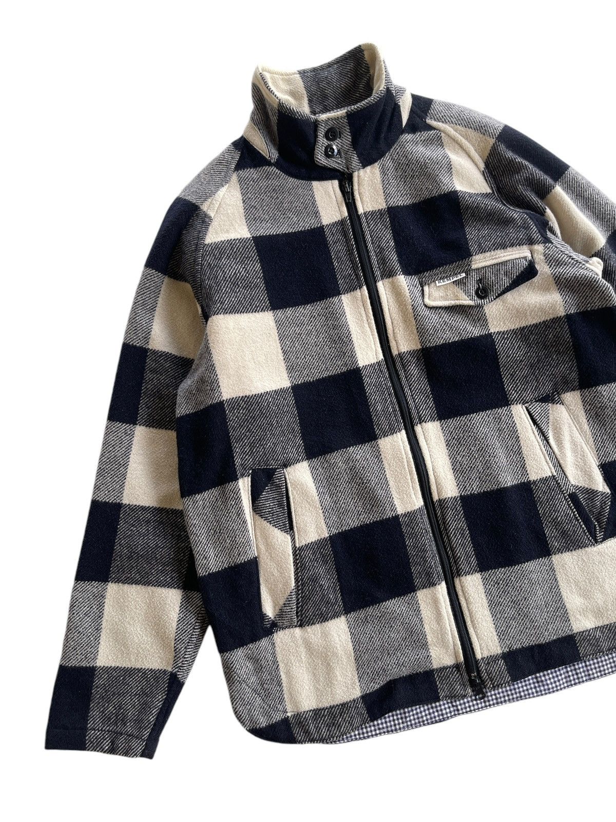 Vintage Vintage Kempel Checkered Zipper Jacket Size US M / EU 48-50 / 2 - 8 Thumbnail