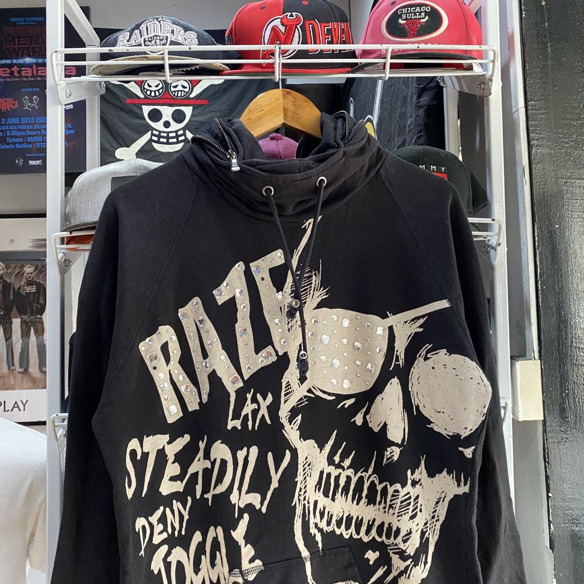 Japanese Brand × Seditionaries × Yasuyuki Ishii Dig Deep Japanese Brand Skull Blink Blink Hoodie Size US L / EU 52-54 / 3 - 3 Thumbnail