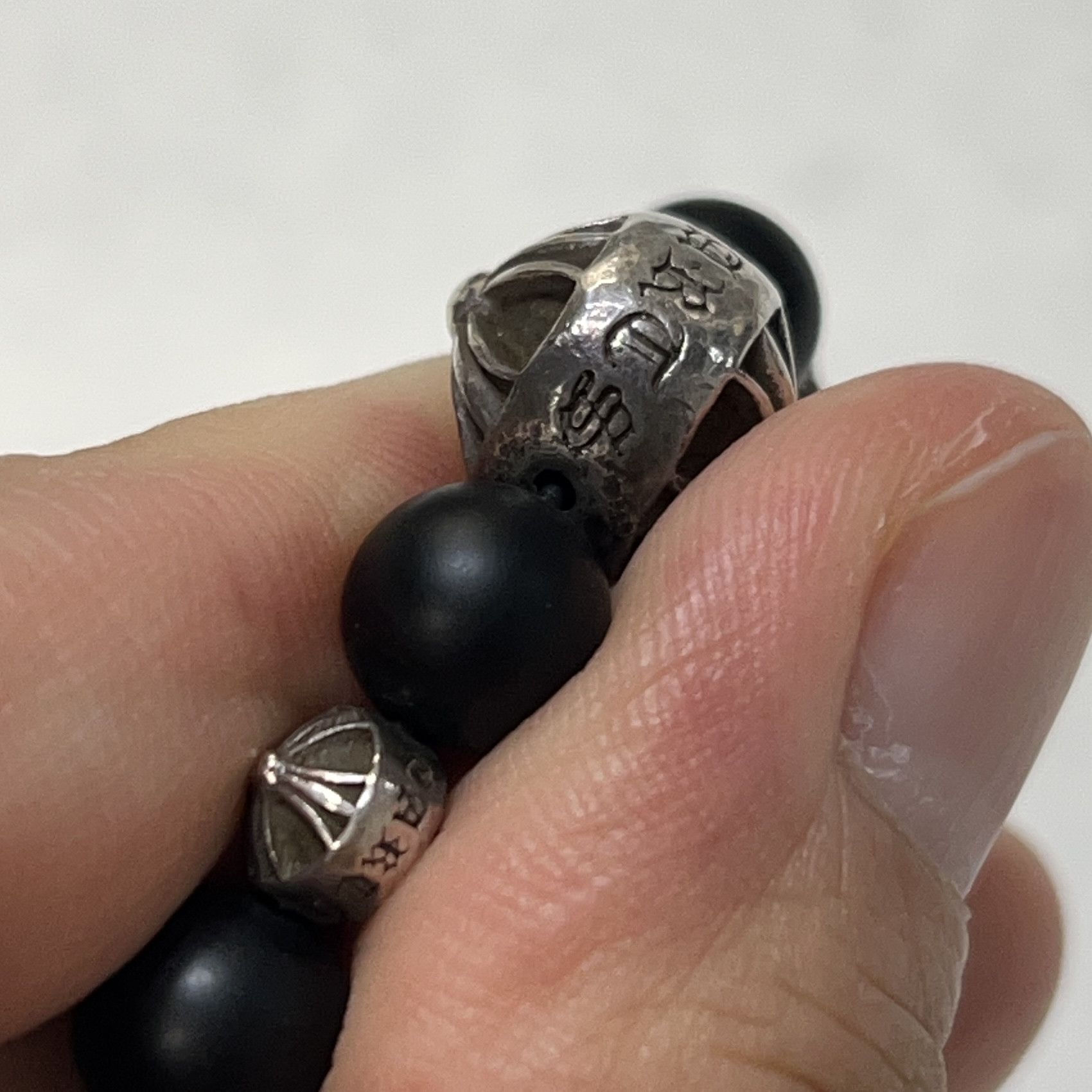Chrome Hearts Chrome Hearts 71 BEAD Onyx Beads Bracelet 6mm Size ONE SIZE - 15 Thumbnail