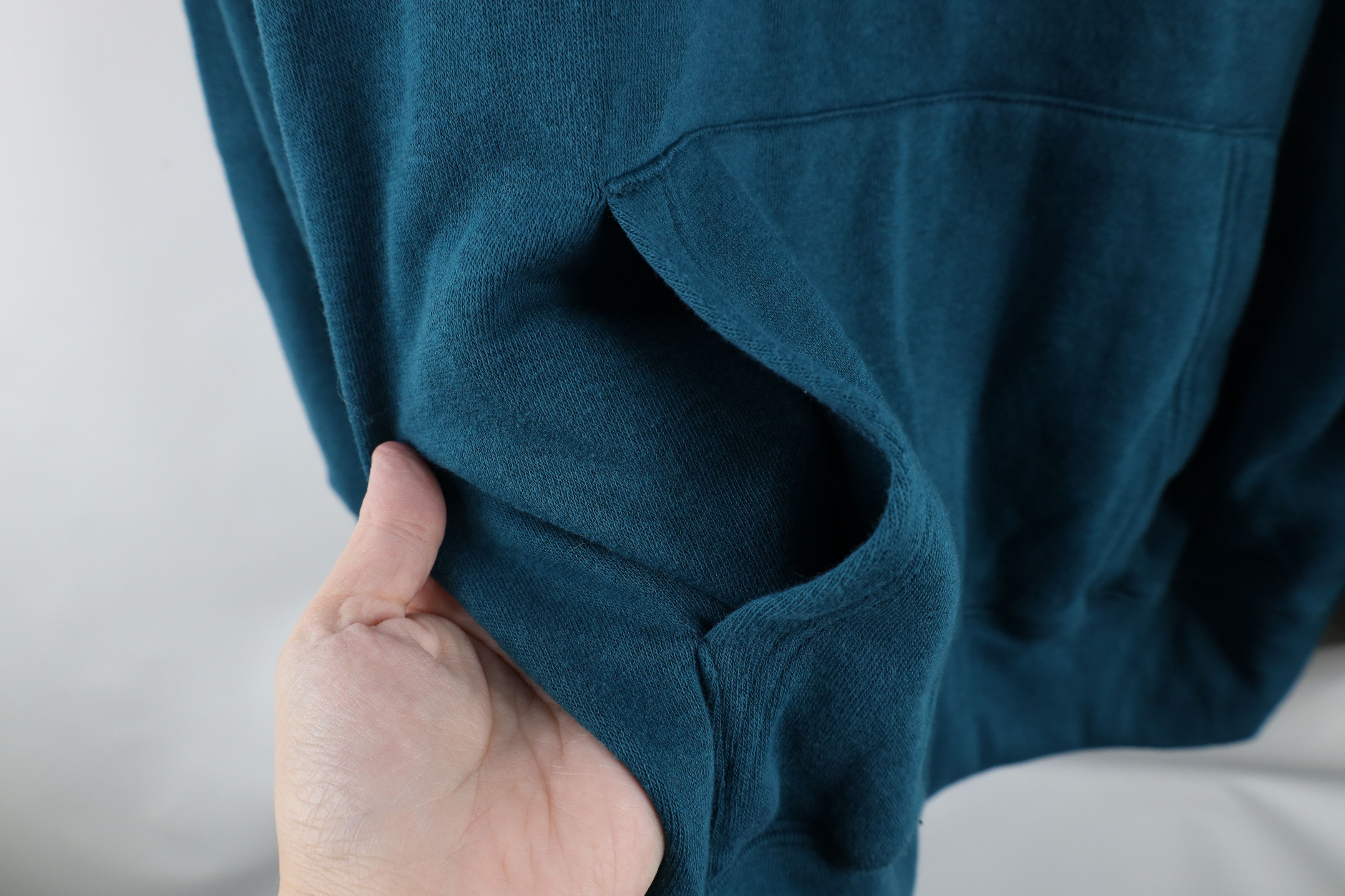 Ariat × Vintage Ariat REAL Classic Logo Spell Out Hoodie Sweatshirt Blue Size M / US 6-8 / IT 42-44 - 7 Thumbnail