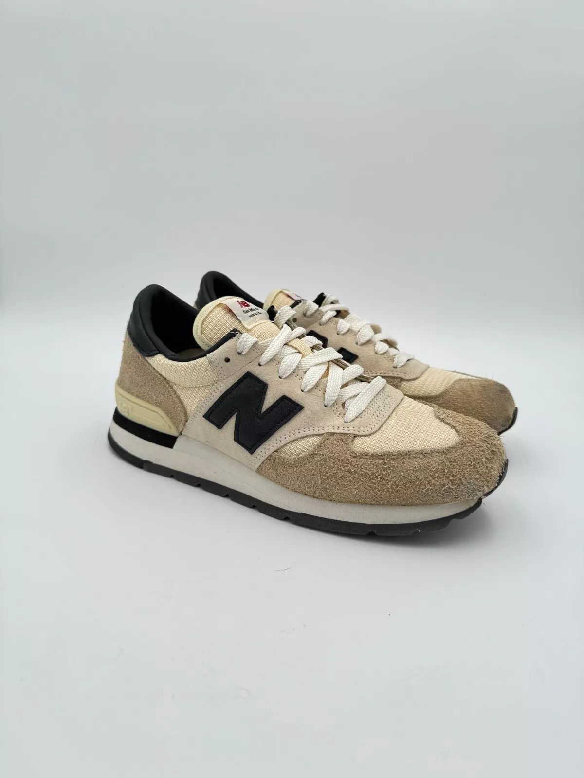 New Balance Teddy Santis New Balance 990v1 Macadamia Nut USA Size US 9 / EU 42 - 1 Thumbnail