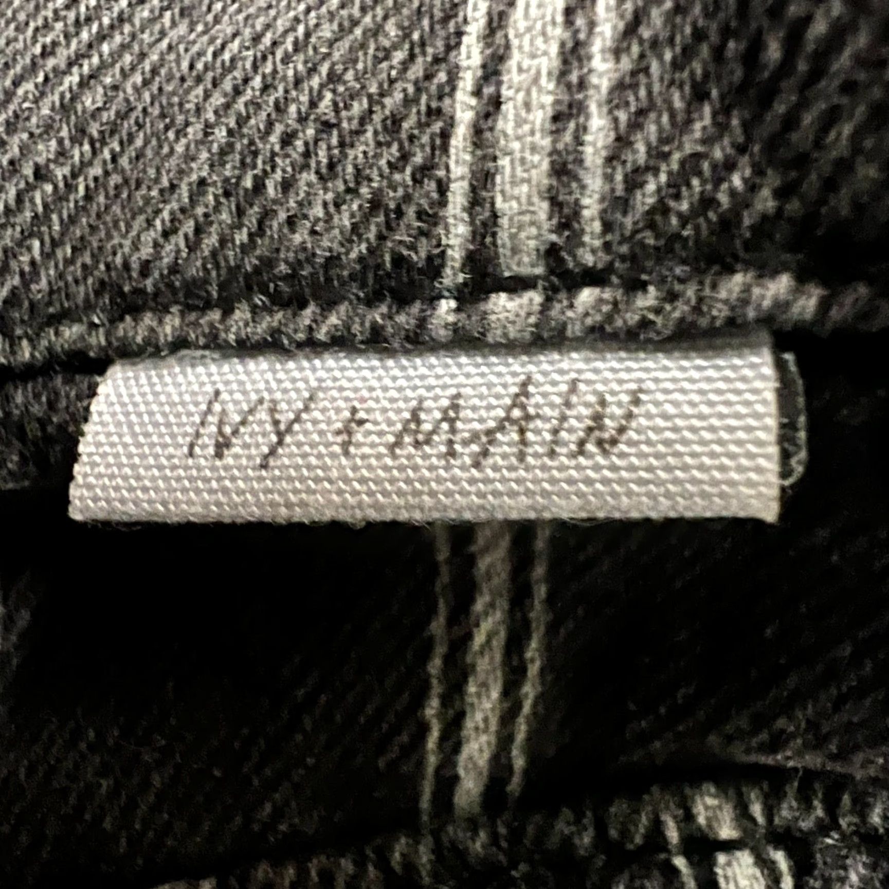 Vintage Ivy & Main Striped Denim Mini Skirt Womens Size 3 Black/White Fringe 28X14 Size 26" / US 2 / IT 38 - 5 Thumbnail
