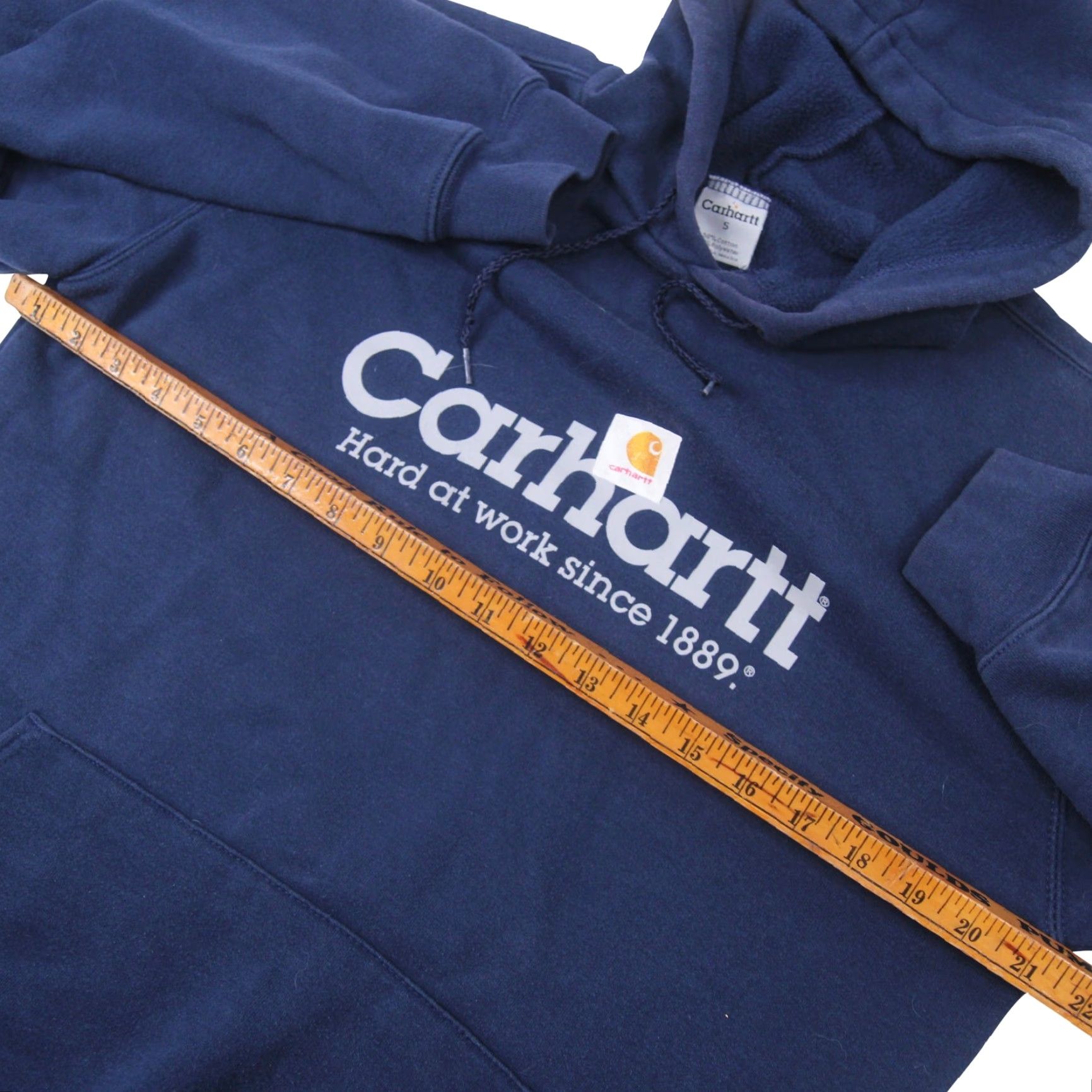 Carhartt VINTAGE Carhartt Spellout Graphic Hoodie Men S Blue Pullover Hoodie Regular Size S Size US S / EU 44-46 / 1 - 5 Thumbnail