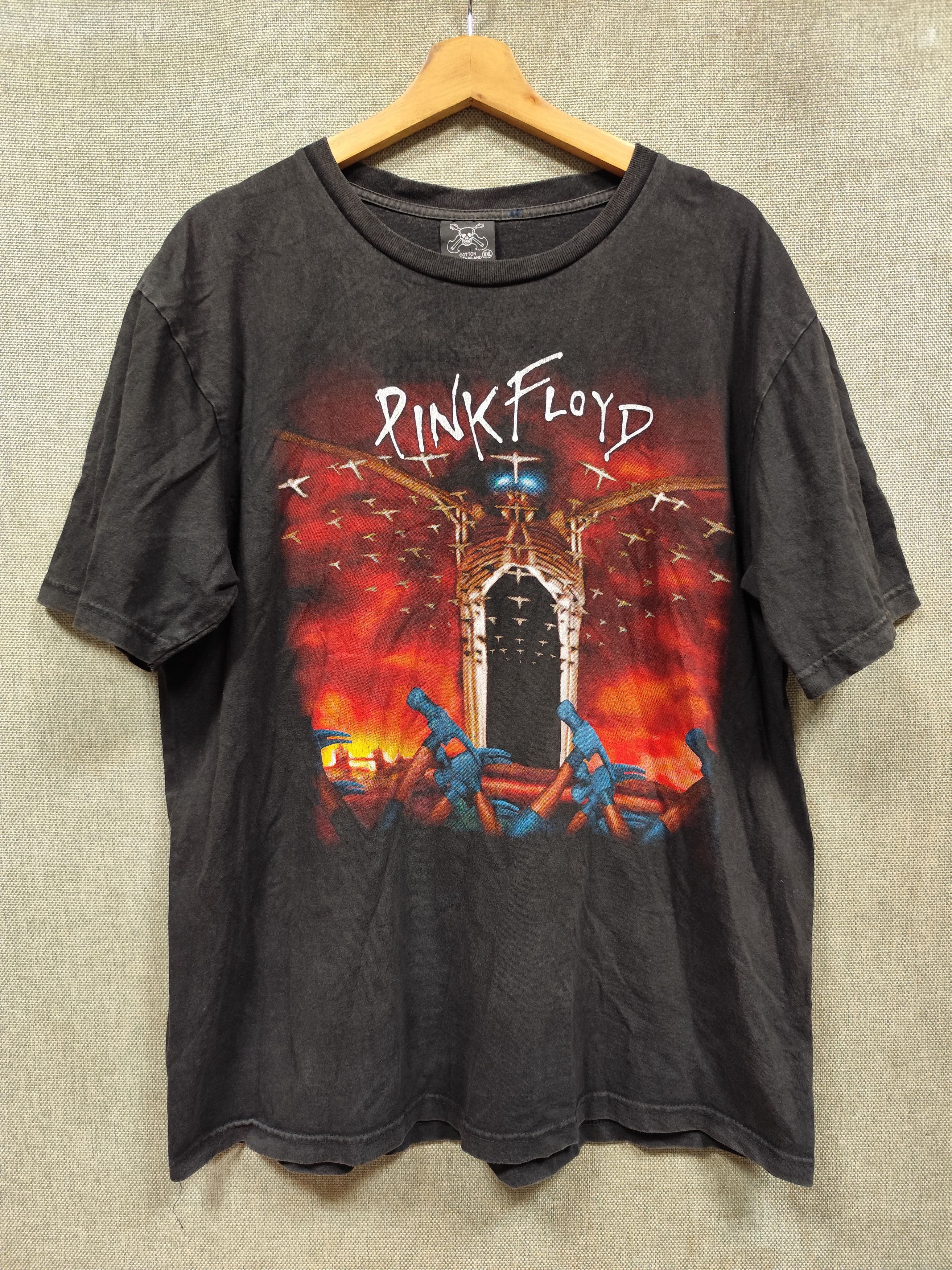 Band Tees × Pink Floyd × Vintage vintage bootleg t shirt band pink floyd the wall Size US XL / EU 56 / 4 - 1 Thumbnail