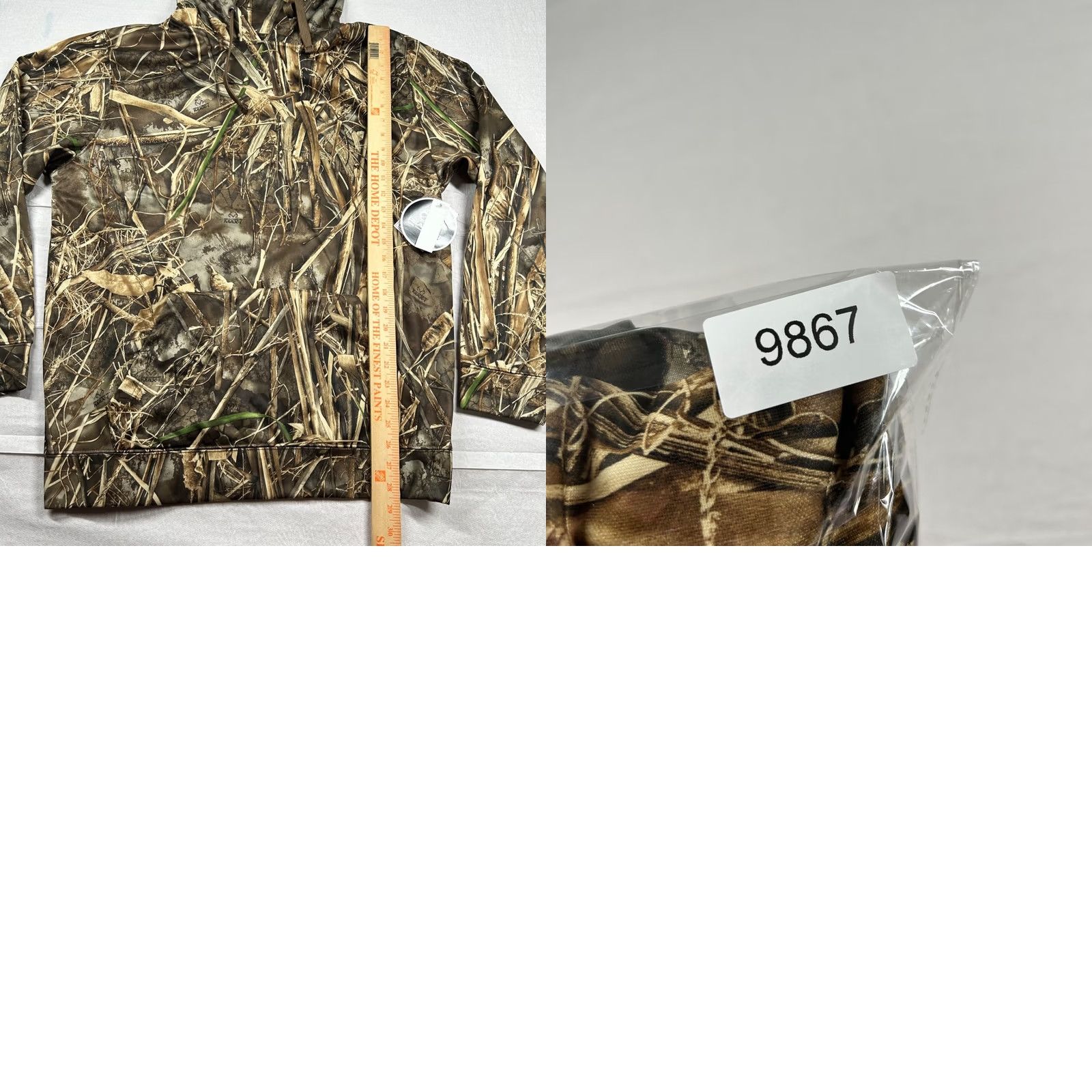 Realtree Realtree Hoodie Mens XL Camouflage Camo Max-7 Hunting Outdoors Performance Size US XL / EU 56 / 4 - 8 Thumbnail