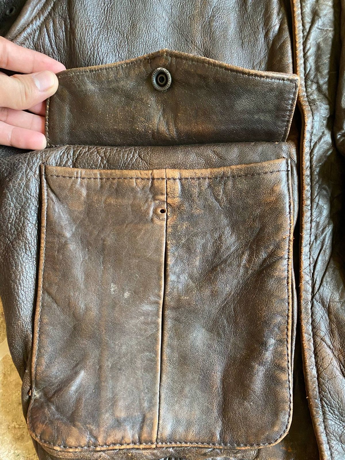 Japanese Brand × Vintage VINTAGE HOUSTON JAPAN IS 674 MS FLIGHT JACKET Size US S / EU 44-46 / 1 - 5 Thumbnail