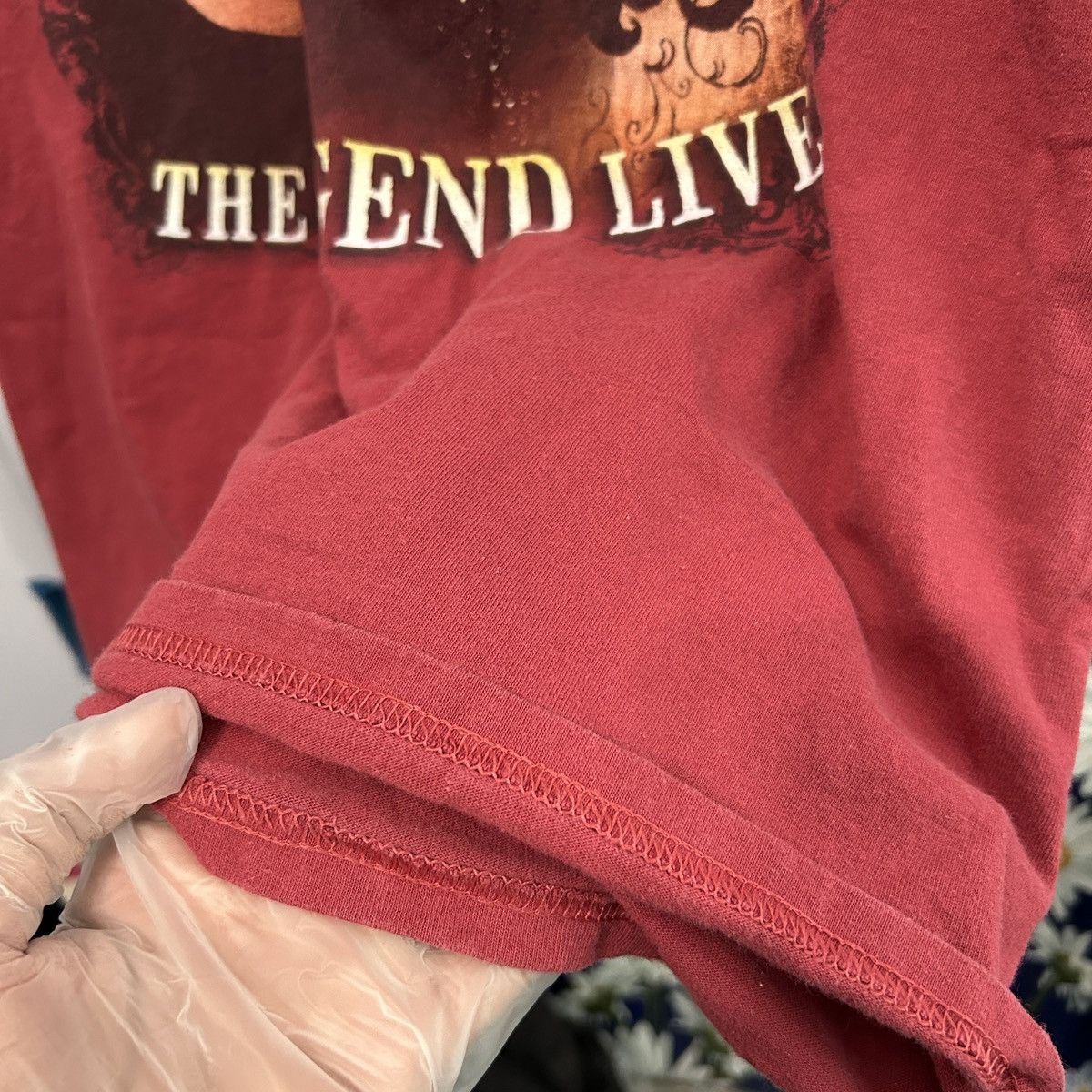 Gildan Gildan George Jones Red Large Graphic Tee Sz Large - "Dannie Size US L / EU 52-54 / 3 - 22 Thumbnail