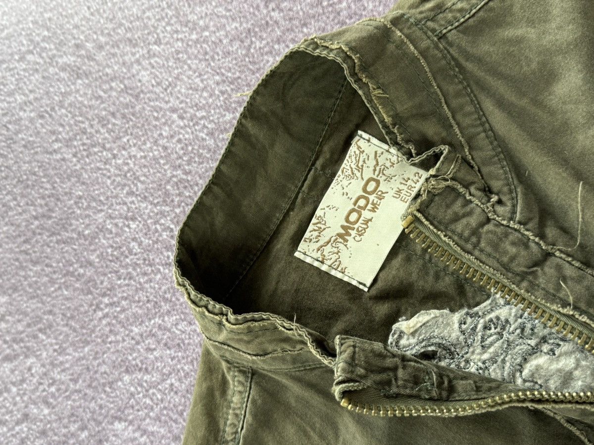 If Six Was Nine Japanese Vibe Vintage 00s Military Cropped Jacket Size M / US 6-8 / IT 42-44 - 7 Thumbnail