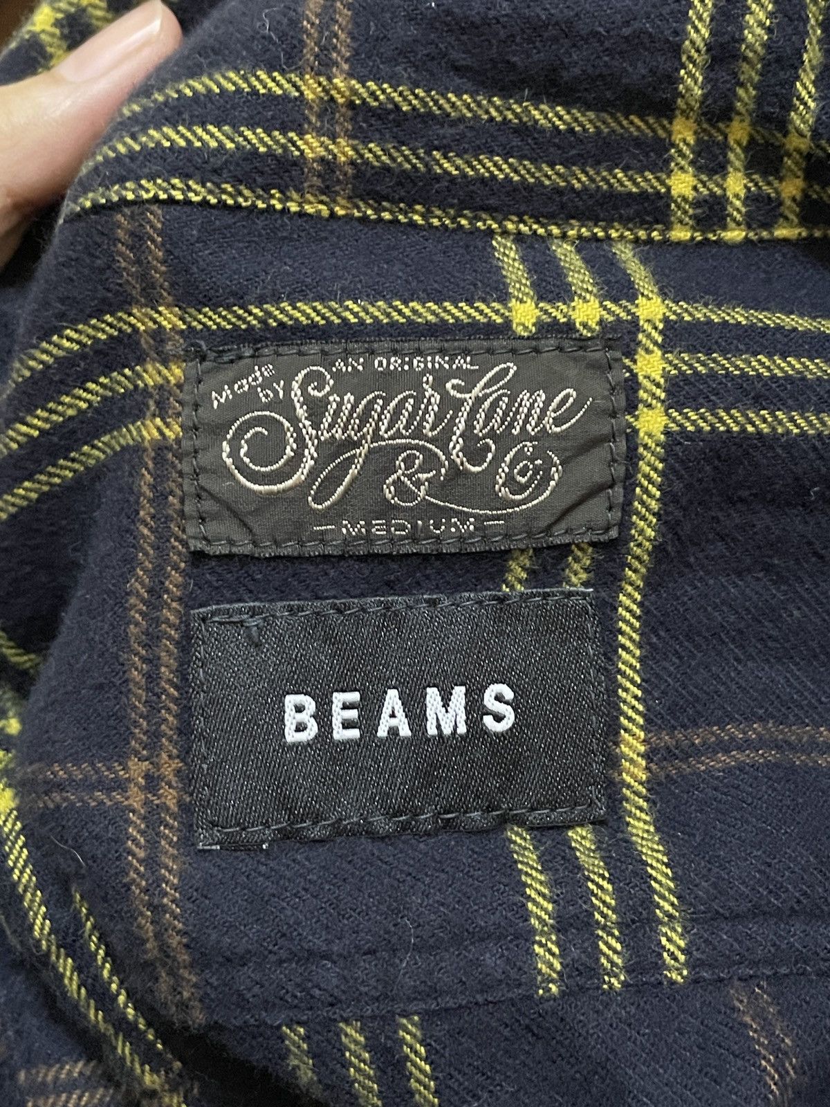 Beams Plus × Sugar Cane × Toyo Enterprises Very Rare Vintage Sugar Cane Beams Checked Baggy Shirt 2000s Size US M / EU 48-50 / 2 - 8 Thumbnail