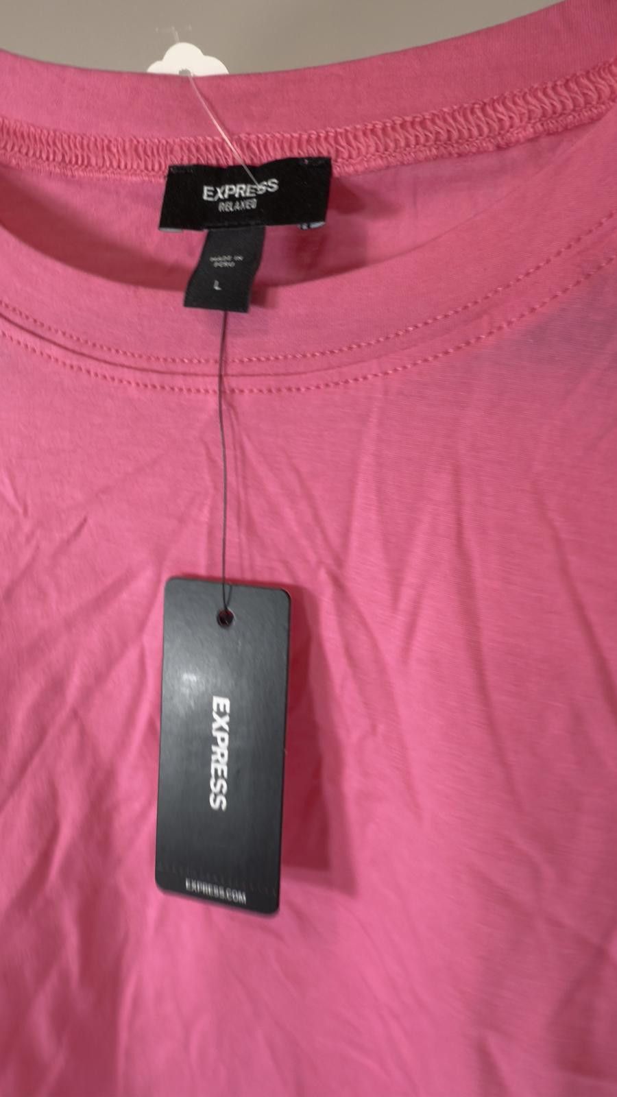 Express Express Pink Short Sleeve Top Size L / US 10 / IT 46 - 3 Thumbnail