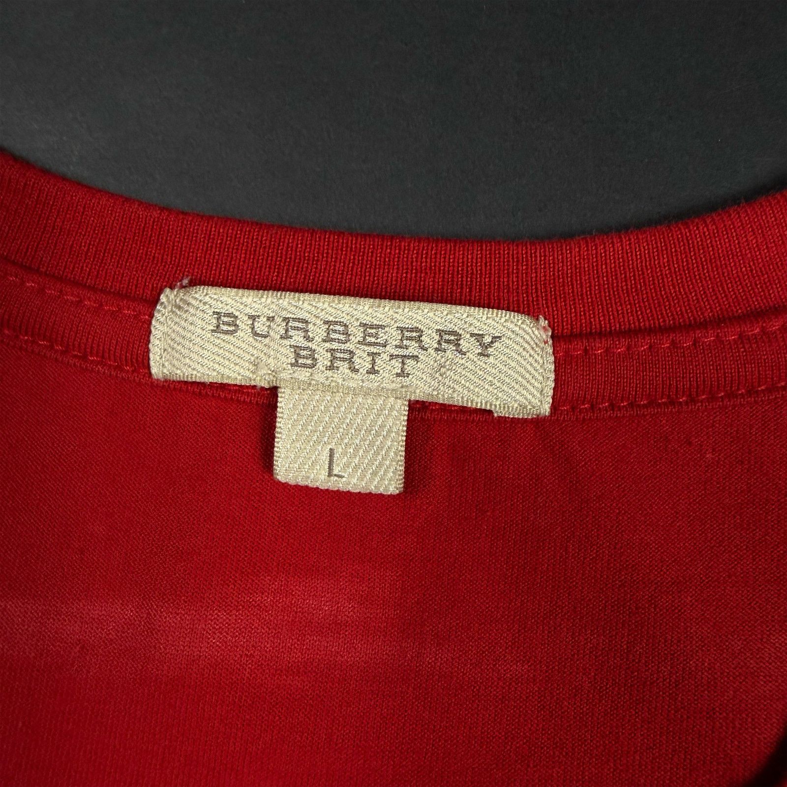 Burberry Burberry Solid T-Shirt Size US L / EU 52-54 / 3 - 3 Thumbnail