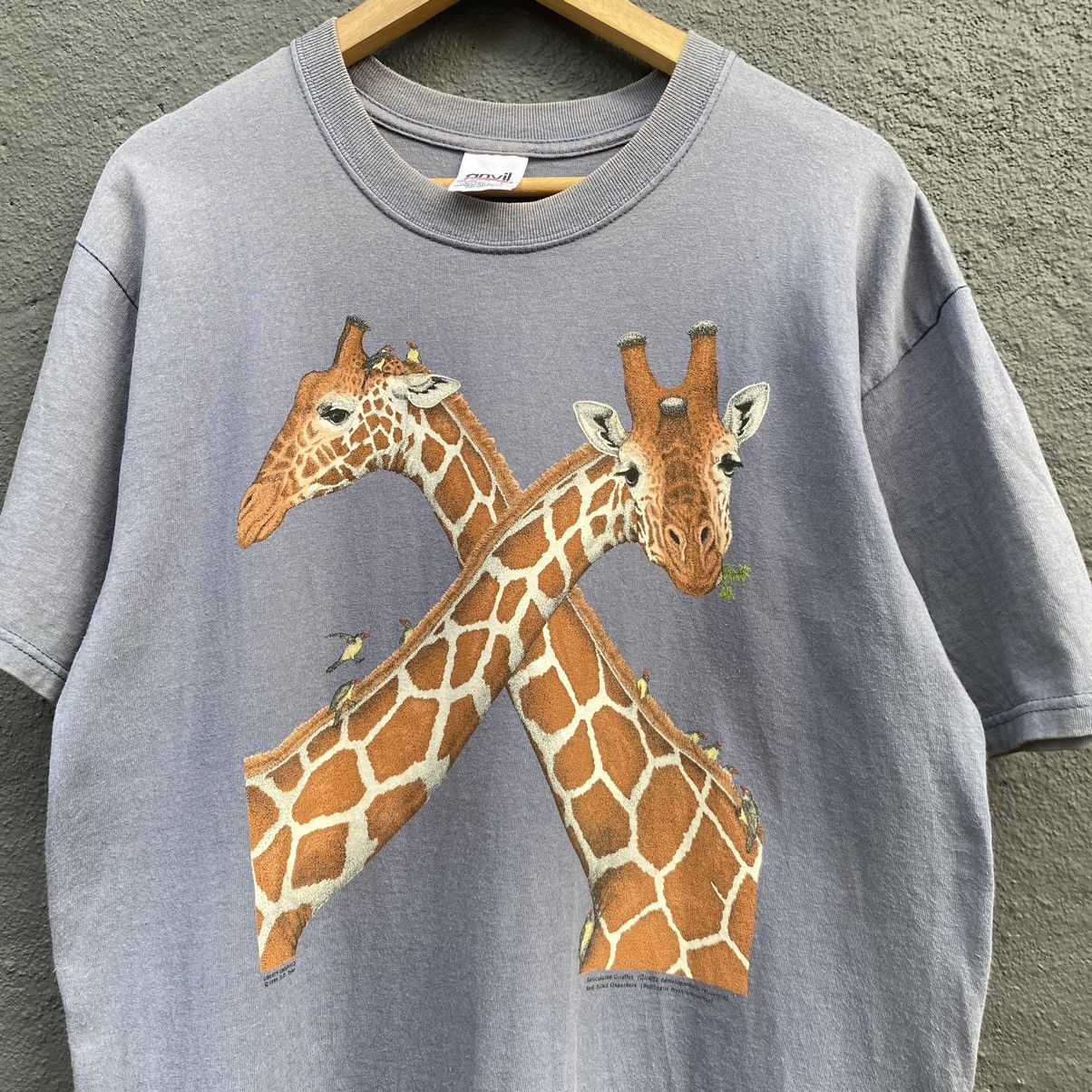 Vintage Thrashed Faded Vintage 90s Liberty Graphics Animal Tee Size US L / EU 52-54 / 3 - 2 Thumbnail