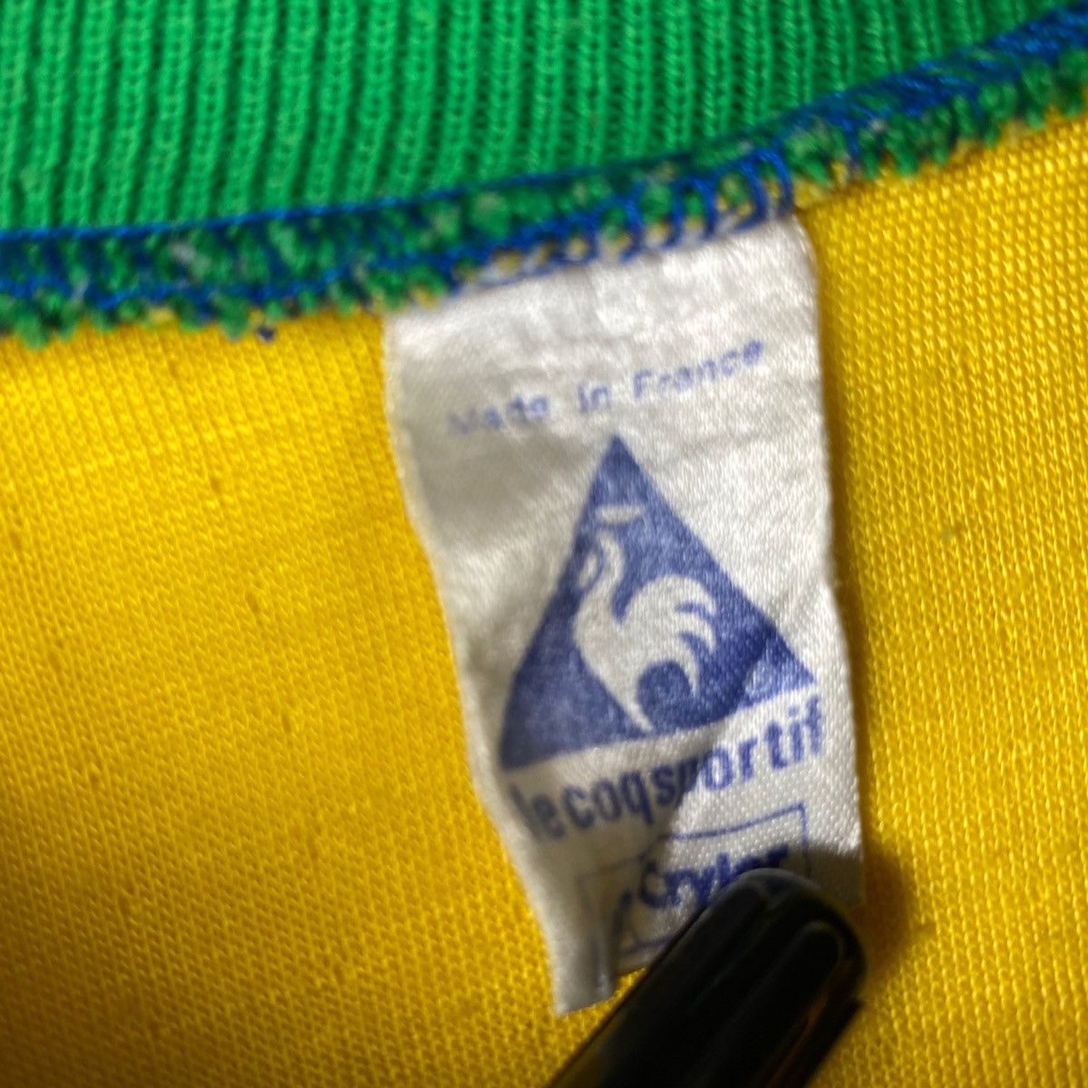 Le Coq Sportif × Vintage Vintage 60s 70s Le Coq Sportif Cotton Cycling Jersey France Size US M / EU 48-50 / 2 - 5 Thumbnail