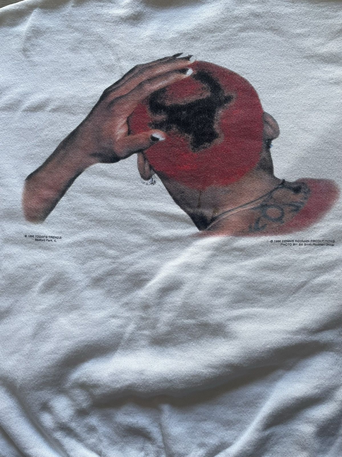 Vintage Vintage Dennis Rodman sweatshirt Size US XL / EU 56 / 4 - 3 Thumbnail